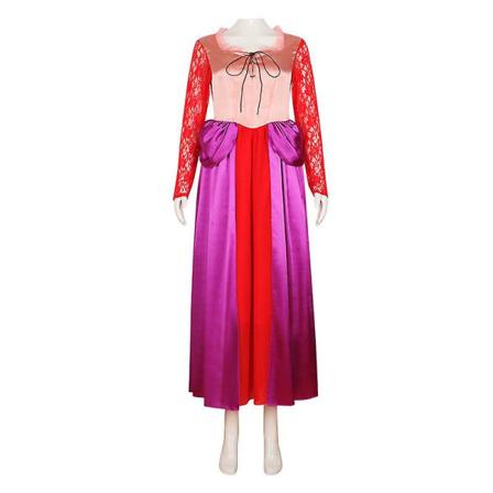 2022 Ny Cosdaddy Winifred Sarah Marie Sanderson Cosplay kostyme Voksen kvinner kjole Halloween kostyme Dress S