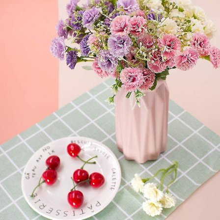 Mini Kunstige Krysantemum 60 Hoveder 3 Pakker Realistiske