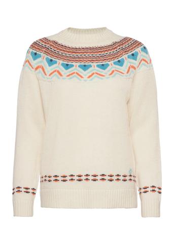 Sundve Knit Pullover Hvit Kari Traa*Betinget Tilbud