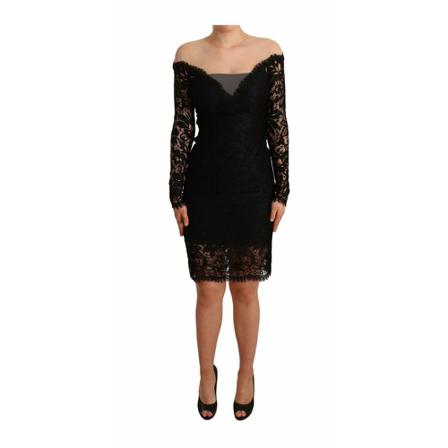 Dolce & Gabbana, Party Dresses Zwart, Dames, Maat:S