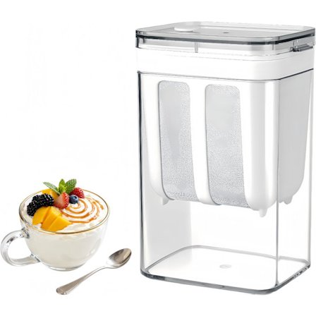 1100 ml kapacitet yoghurt si/separator til græske yoghurtmaskiner, bruges til valle separation.