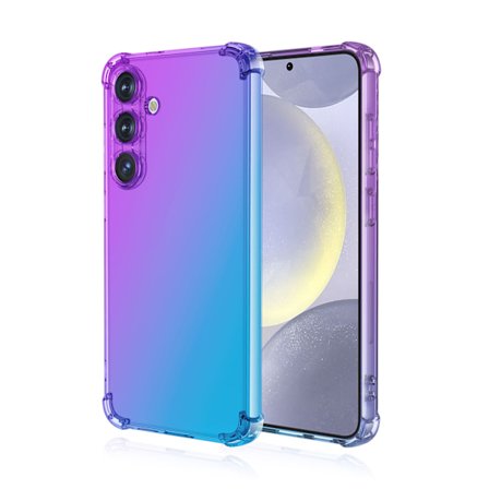Samsung Galaxy S25 Plus Telefondeksel, Gradient, Støtsikkert (Lilla Blå)
