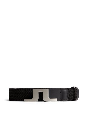 J.Lindeberg - Golf - Berry Elastic Belt - Schwarz - Mann - 100
