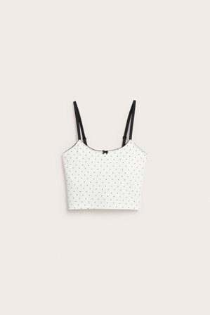 Kappahl | Bralette med picotkant Offwhite S | Offwhite