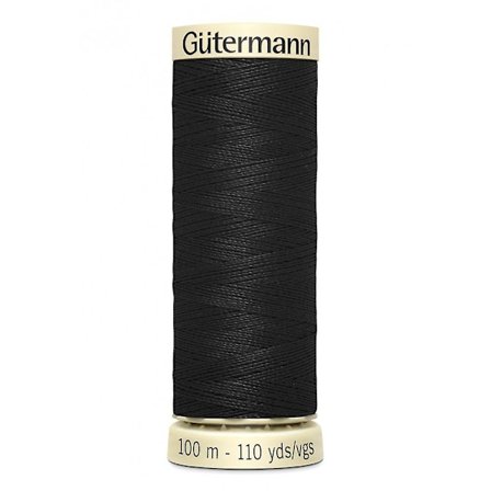 Gutermann Sew All Polyester Sytråd 100m Svart 000 - hver