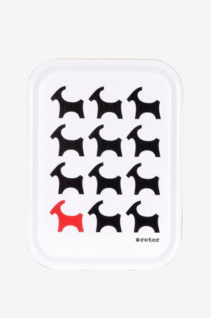 Rotor design - Serveringsbrett Bucks - Hvit - Brett - Fra Homeroom