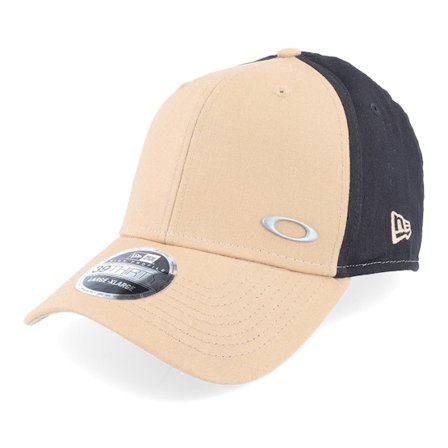 Oakley - Beige flexfit Casquette - Tinfoil Cap Light Curry/Black Flexfit @ Hatstore