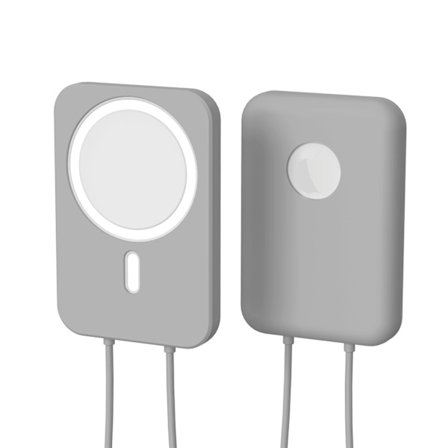 Silikone-etui til iPhone 12 MagSafe trådløs powerbank