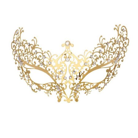 Halloween-pynt, blonde øyemaske, maskerademasker, øyemaske