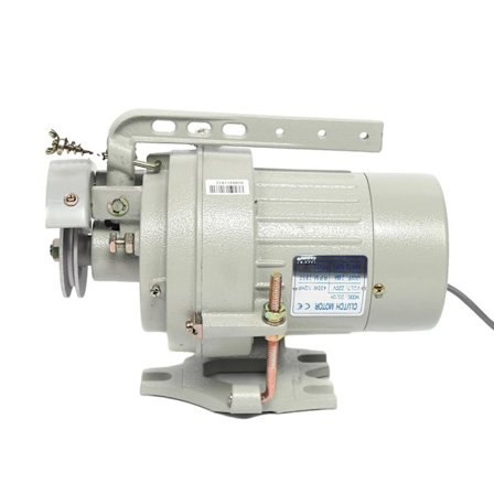 400W Koblingsmotor til Industriel Symaskine, Enkeltfase, Holdbart Støbejern,Hvid