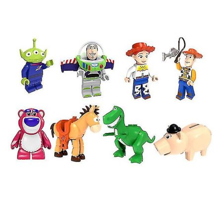 Hot Sales 8-pakks Lekebygg-leker fra Toy Story