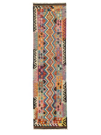 Handgeweven Kelim Afghan Old Style Vloerkleed 80X290