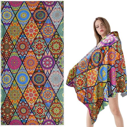 Mikrokuiturantapyyhe Boheemipainatettu pyyhe, Urheilupyyhe