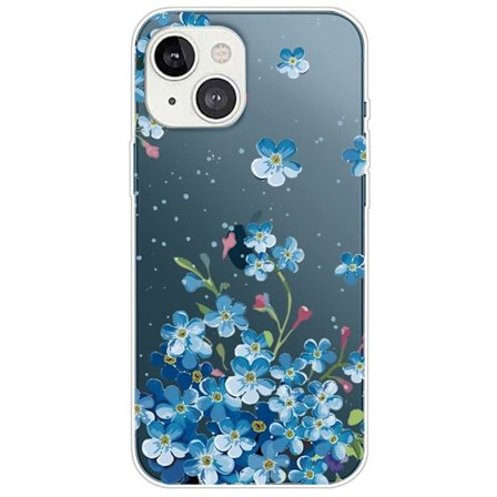 Deco iPhone 14 cover - Blå