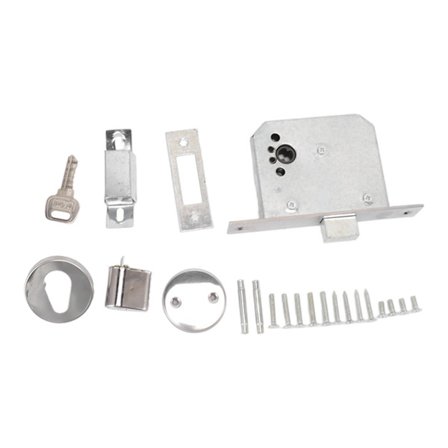 Tubewell Branddörr Mortise Lås Set med Nyckel Tillbehör för Dörrar