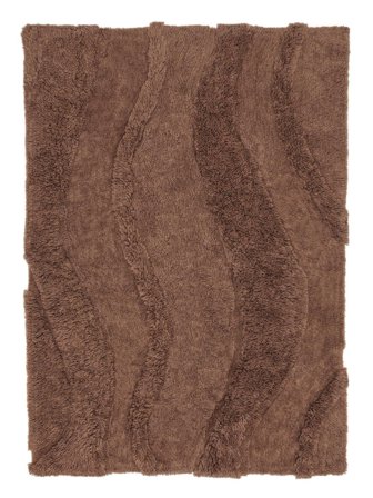 Tapete Shaggy Stray - Castanho 160X230 Lã