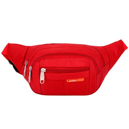 Naisten miesten vyölaukku Vedenpitävä vyötäröpakkaus Holiday Belt Bag - korkea laatu red