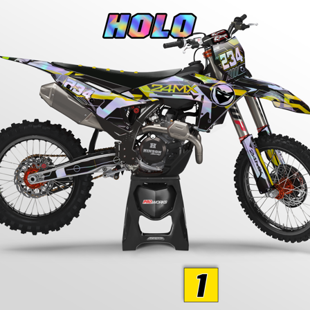 Personaliserad 24MX Holo Dekalkit Cyber - Husqvarna TC 85 2014-2026