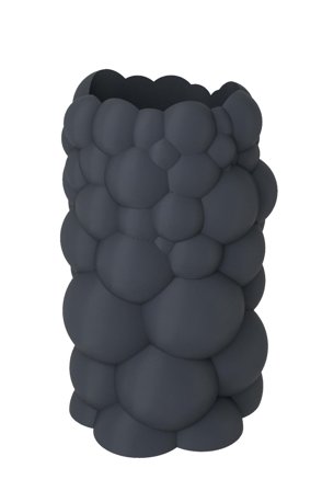 Dazzle & Dawn Bubble Vase Ash-Grey Ø8,5xH20