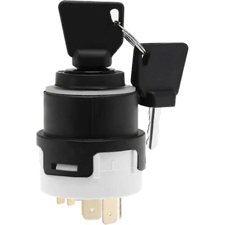 9-pins tenningsnøkkelbryter med 2 nøkler 701 80184 50988 85804674 Kompatibel med JCB Kompatibel med NH tenningsnøkler