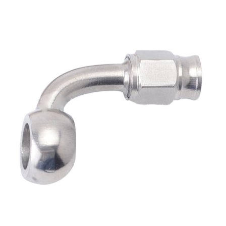 AN3 10mm rustfrit stål bremseslange fittings adapter til bil auto motorcykel