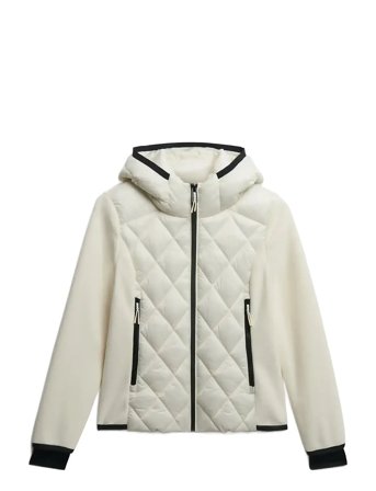 Hooded Heritage Storm Jacket Cream Superdry Sport