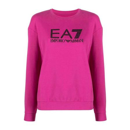 Emporio Armani Ea7, Sweatshirts Roze, Dames, Maat:S