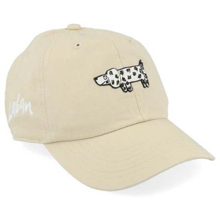 Lilla Spöket Laban - Beige unconstructed Keps - Kids Rufus Stone Dad Cap @ Hatstore