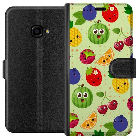 Samsung Galaxy Xcover 4 Lommeboketui Fargerik frukt miks med ananas, jordbær, melon, kirsebær og blåbær leken design med sommerlig energi