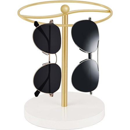 Solglasögonställ, Förvaringsställ för Skrivbord, Glasögonställ med Flera Fack för Skrivbord, Byråer, Sängbord, Tillbehörsdisplay, 13,9 x 16 x 19,5 cm