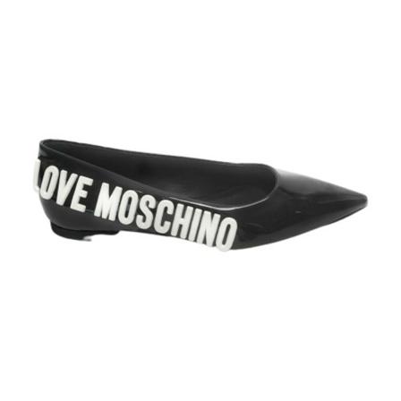 Moschino - Ballerinaskor - Svart - Dam - Storlek: 36 Eu, Dam, Storlek: 36 EU