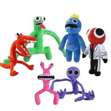 Ro-blox Rainbow Friends Plyschleksak Kapitel 2 Tecknat spel Karaktärsdocka Mjuka gosedjur Presenter till barn Green
