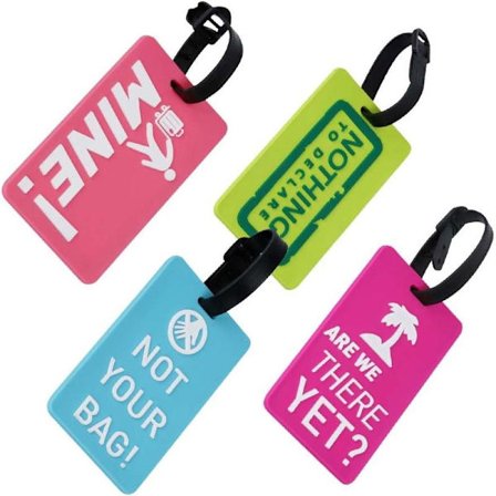 Stilige bagasjelapper i PVC, kortholder for reisevesker/reise-ID-bagasjelapp