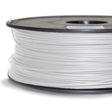 PLA plastfilament på spole 1kg 1,75mm för 3D-skrivare Vit