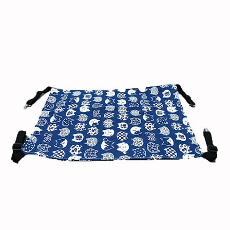 Kæledyrs Canvas Velvet Hængekøje Kat Hængekøje Sommer Style Navy Blue Vind Kat M