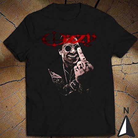 Klassinen rockmusiikki T-paita Ozzy Osbourne Bark at the Moon Diary of a Madman Koko S-2XL TES946