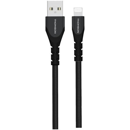 Kabel - THOMSON - Laddning och data - USB-A till Lightning - MFI-certifierad - 3A - 1,5 m