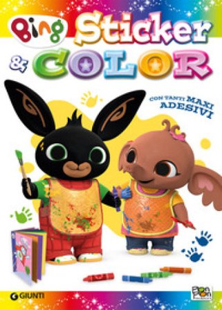 Grandi amici. Sticker & color. Bing. Activity book. Con adesivi. Ediz. a colori Cristina Panzeri