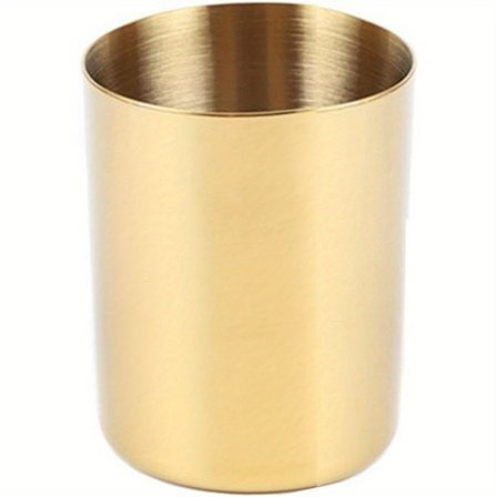 Denna guldpennhållare kan användas inte bara för att organisera pennor och andra skrivmaterial, utan också som en dekorativ vas eller 