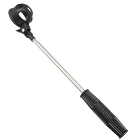 Golfballhenter, Praktisk golfplukker Teleskopisk golfballhenter i rustfritt stål med automatisk låseskuffe