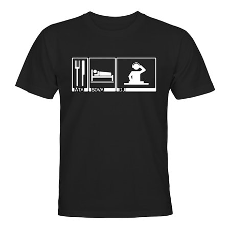 Äta Sova DJ - T-SHIRT - HERR