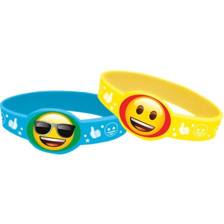 Armreim emoji 4-pakning