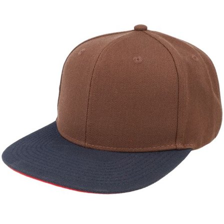 Equip - Brun snapback Keps - Brown/Navy/Red Snapback @ Hatstore