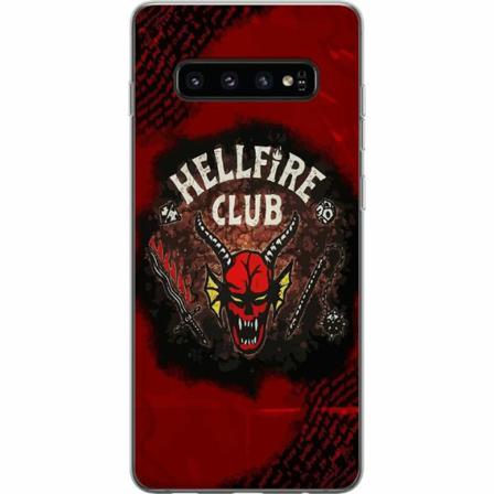 Samsung Galaxy S10 Mjukt Skal - Hellfire Club - Stranger