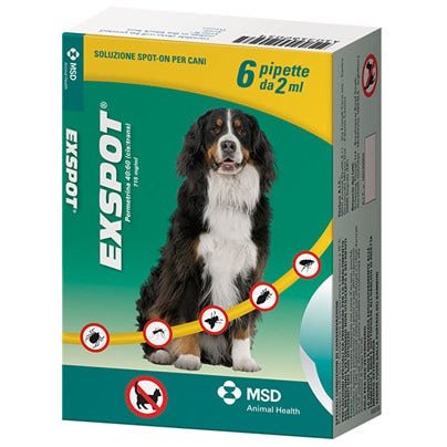 Exspot Spot-On Soluzione 6 Pipette 2ml 715mg/ml Cani