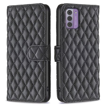 Matt Nokia G42 fodral med rombmönster - Svart