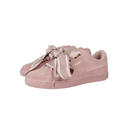 Puma, Sneakers Heart Satin II WN Roze, Dames, Maat:37 EU,suede