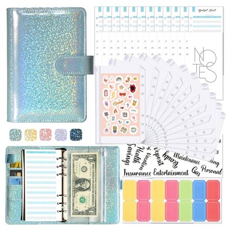 Spareudfordring Binder Sparebog BLÅ