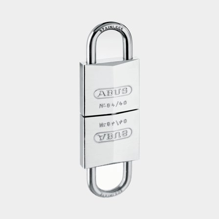 Cadenas ABUS 84IB/30, avec anse en acier inoxydable, Ø5 mm, argent