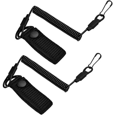 Taktiske Elastiske Snorer, Taktisk Tilbehør, Tilbehør for Utendørsutstyr, Egnet for Vandring, Fjellklatring, Camping, Fiske (Svart)